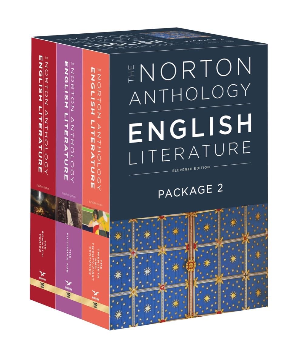 The Norton Anthology Of English Literature Volumes D E F 11th Edition 11th Edition Stephen Greenblatt