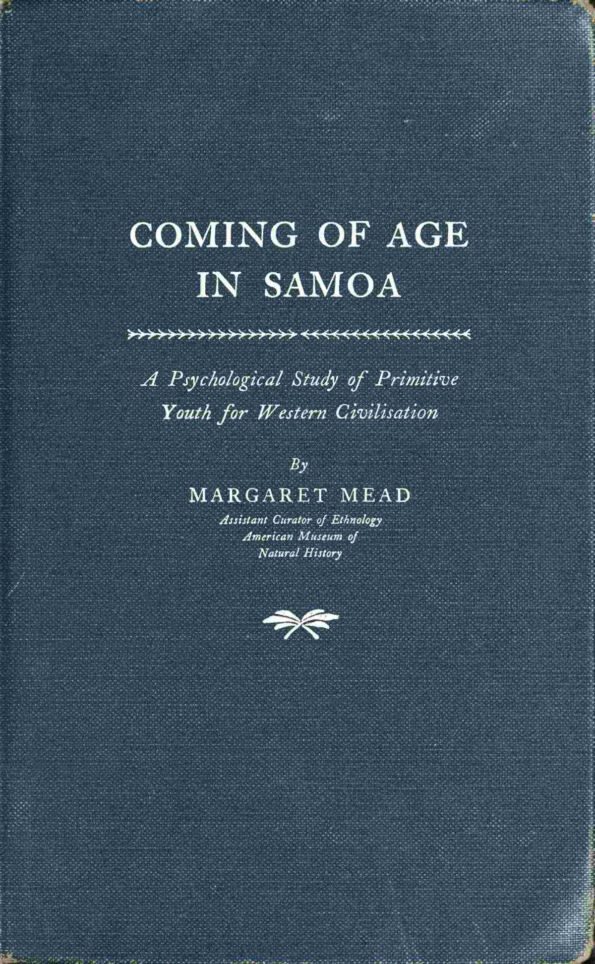 Coming Of Age In Samoa Margaret Mead