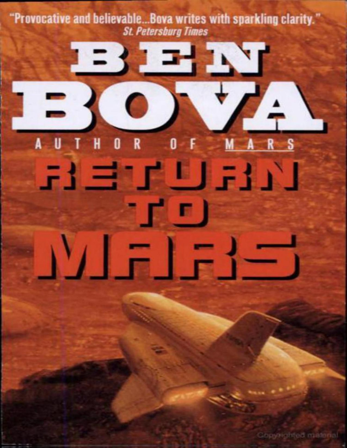 Grand Tour 06 Return To Mars Ben Bova
