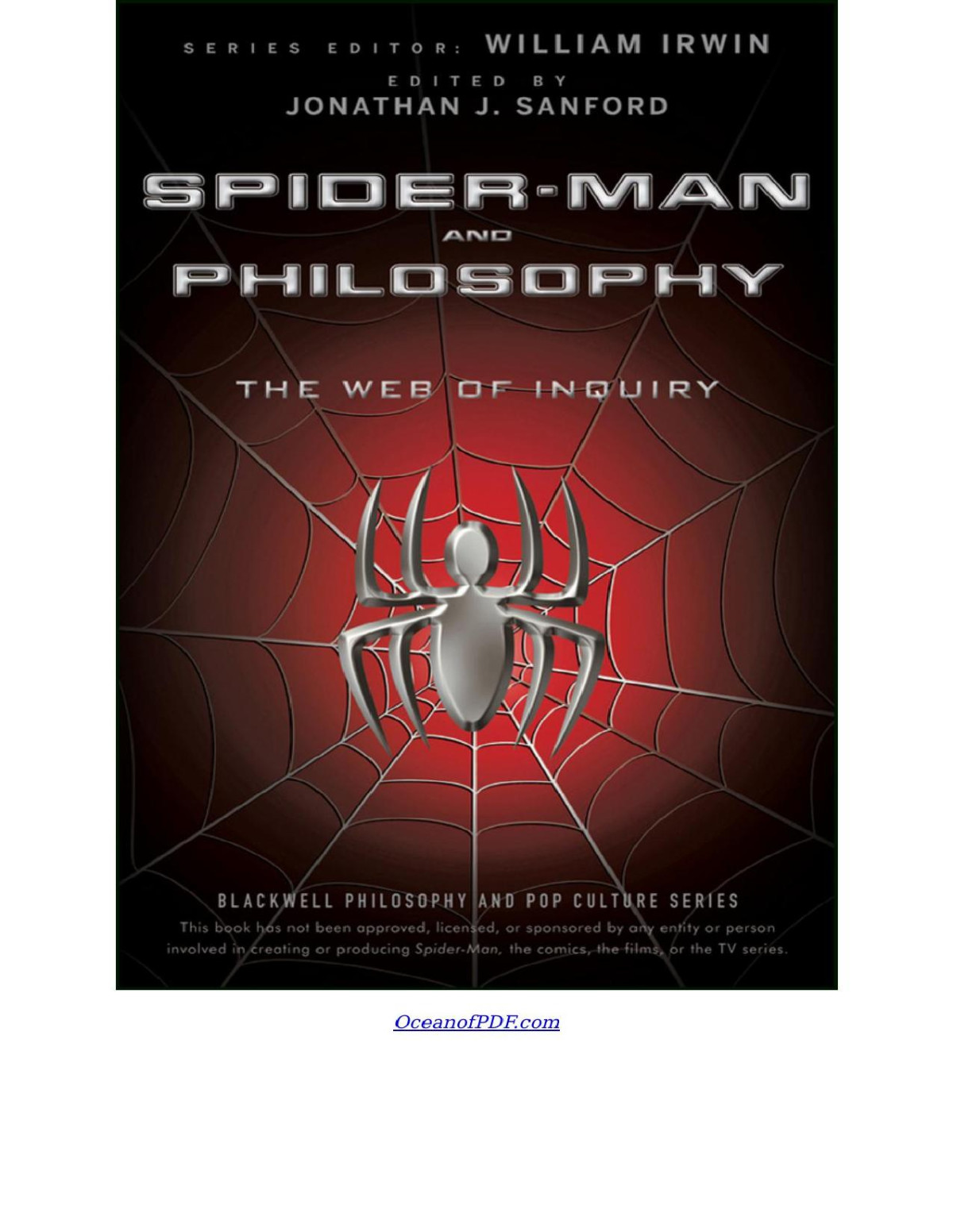 Spiderman And Philosophy William Irwin
